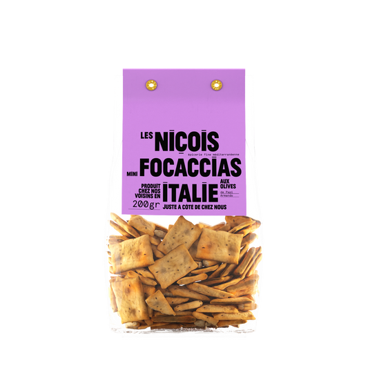 MINI-FOCCACIAS AUX OLIVES