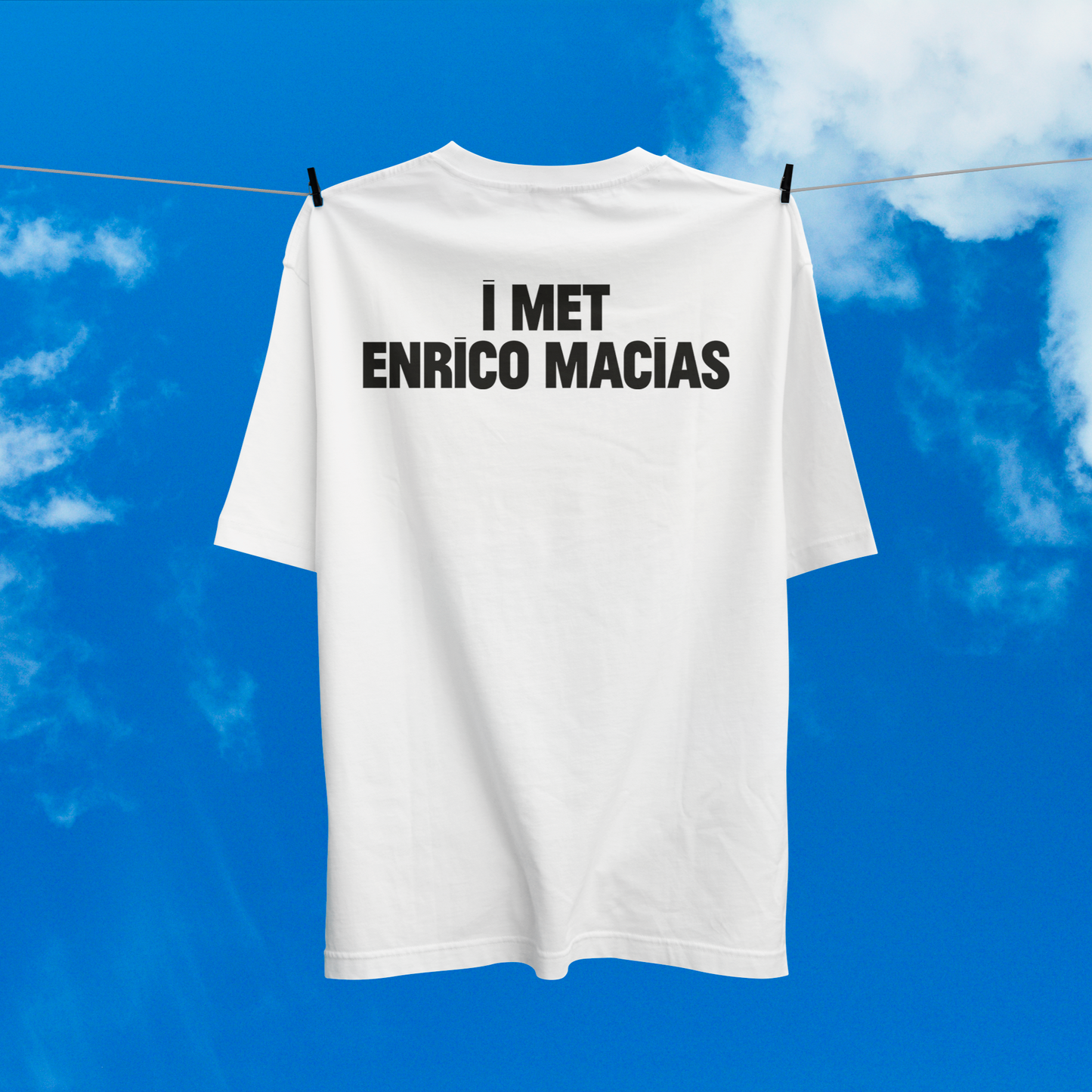 TEE-SHIRT "I MET ENRICO MACIAS"