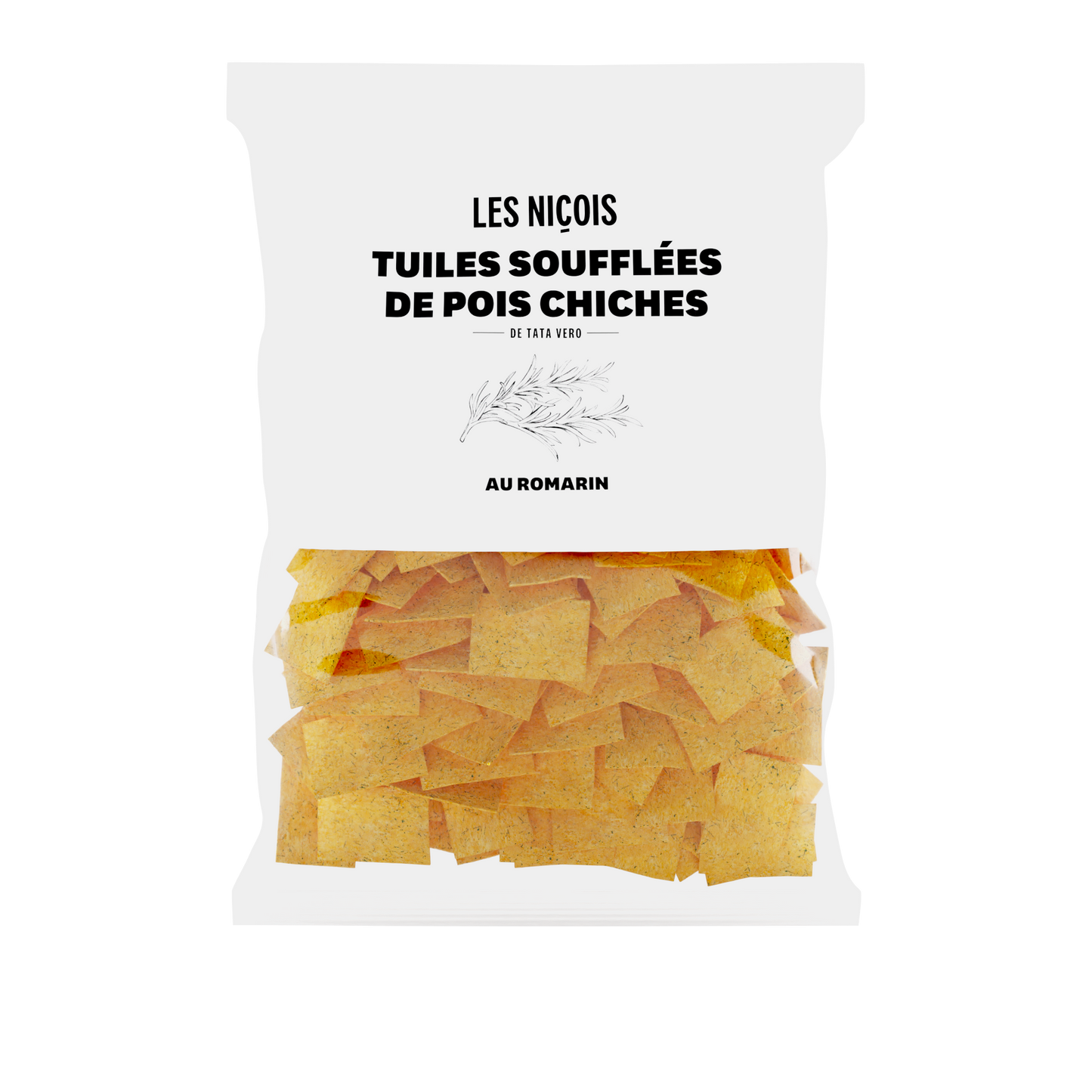 Tuiles soufflées de pois chiches au romarin de Tata Vero